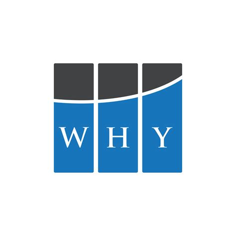 WHY letter logo design on white background. WHY creative initials ...