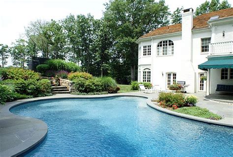 This stunning pool was completed by Stamford, CT-based Shoreline Pools. #luxeNYC | Luxury ...