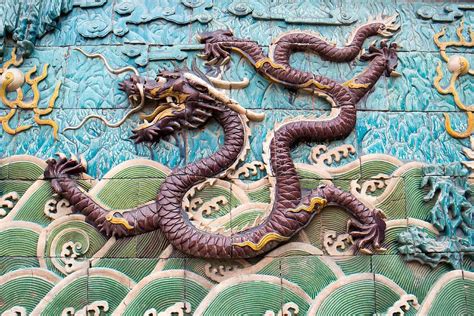 China, Mosaic, Forbidden City, Dragon, asia, cultures, architecture, china - East Asia, ancient ...