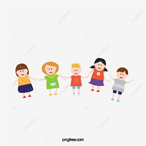 Five PNG Transparent, Five Children, Children Clipart, Cartoon, Children PNG Image For Free Download