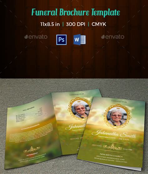 17+ Memorial Brochure Templates | Sample Templates