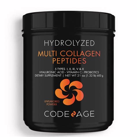 Codeage Multi Collagen Peptides + Powder, Unflavored (21.6 oz.) | ShelHealth