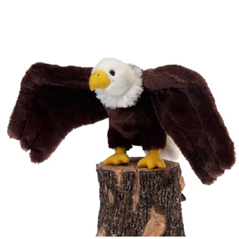 9" Bald Eagle Bird Plush Stuffed Animal Toy by Fiesta Toys NEW