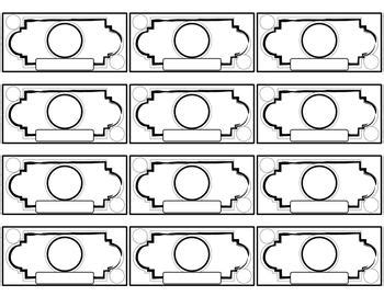 Printable Blank Dollar Bill Template