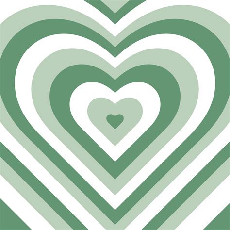 y2k background green hearts 21426067 Vector Art at Vecteezy