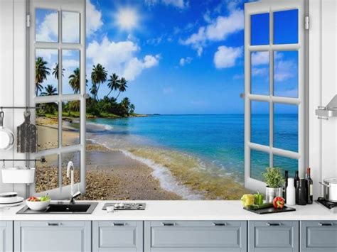 Window Wallpaper - Window View Wall Murals | Wallsauce US