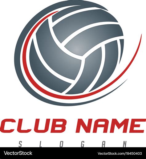 Volleyball logo Royalty Free Vector Image - VectorStock