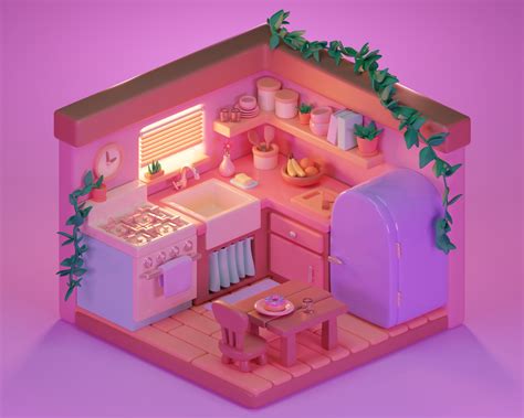 ArtStation - kozy kitchen