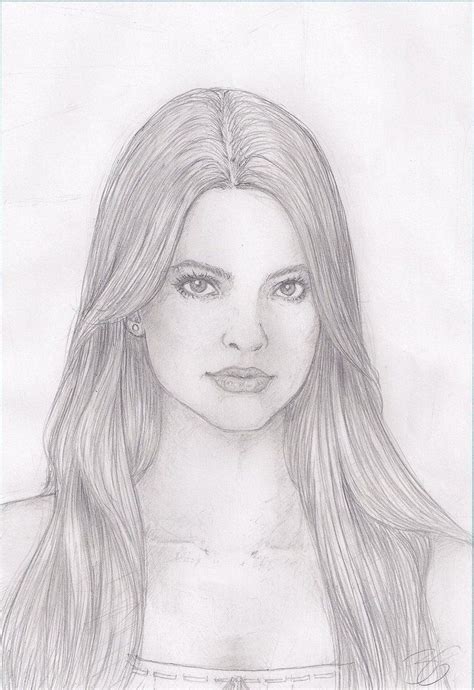 Pencil Sketches of People | Shelley Hennig Pencil sketch by TomKings ...