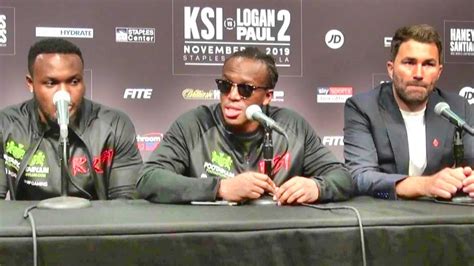 KSI press conference after beating Logan Paul by split decision - YouTube