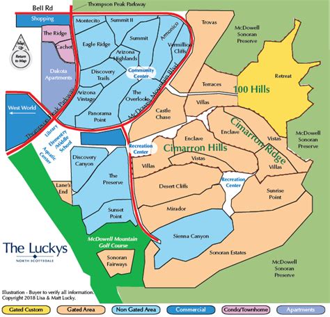 North Scottsdale Real Estate McDowell Mountain Ranch Map - The Luckys ...