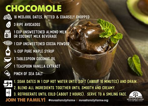 Chocomole | Mraz Family Farms