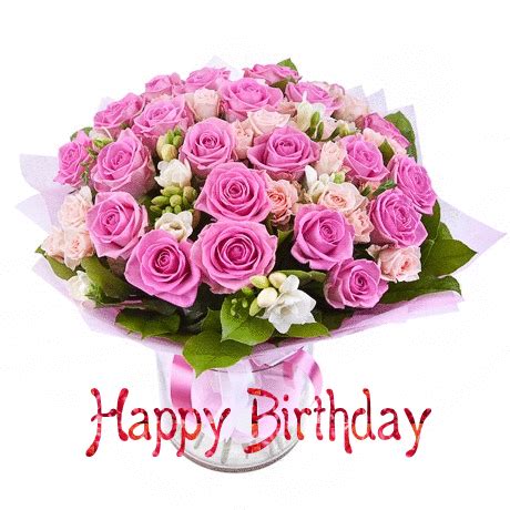 Happy Birthday Wishes Flowers Gif | Best Flower Site