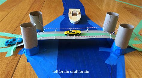 Engineering 201: DIY Recycled Suspension Bridge | Brain craft, Suspension bridge, Activities for ...