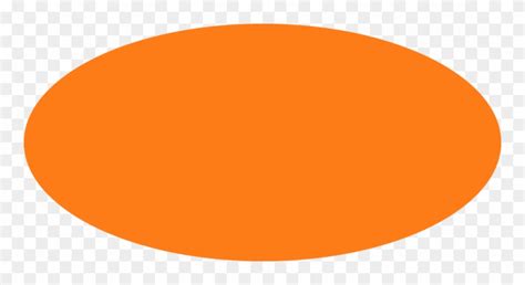 Orange Oval Clipart - Orange Circle - Png Download (#943663) - PinClipart