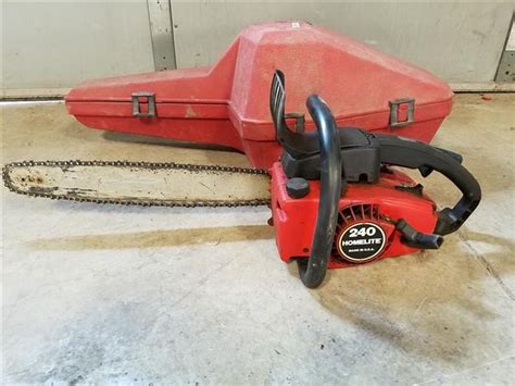 Homelite 240 Chainsaw BigIron Auctions