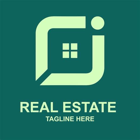 Premium Vector | A logo for a real estate company