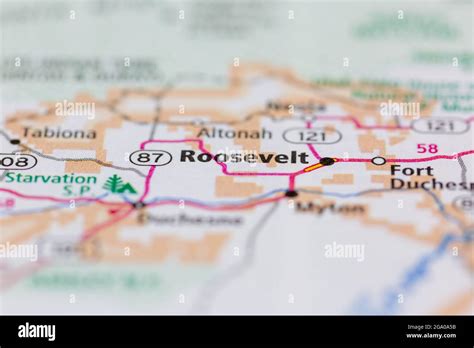 Map of roosevelt utah hi-res stock photography and images - Alamy