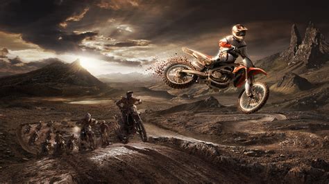HONDA CRF 450R Riders Jumping From The Sand Mud, HD Bikes, 4k Wallpapers, Images, Backgrounds ...