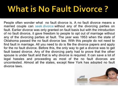 No fault divorce laws edivorcepapers.com