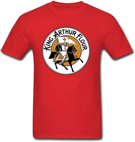 Men's King Arthur Flour Logo T-Shirt: Amazon.co.uk: Clothing