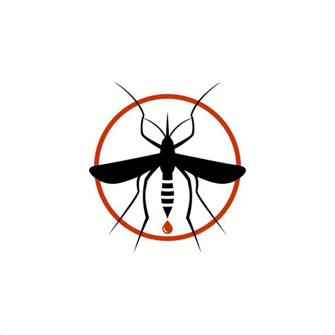 circle mosquito sign icon vector 4608163 Vector Art at Vecteezy