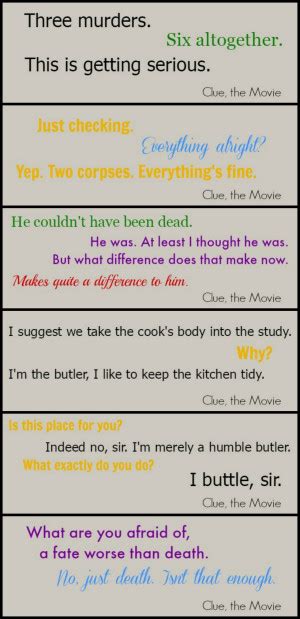 Quotes From The Movie Clue. QuotesGram