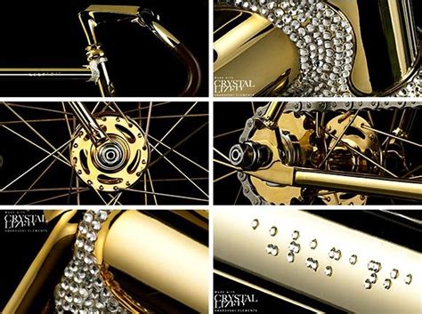 Most Expensive Fixie in the World - Aurumania gold bike crystal edition