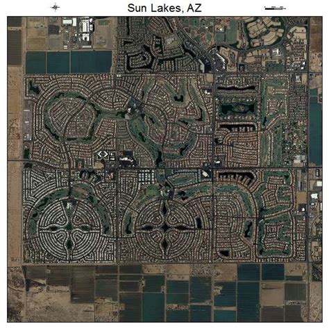 Aerial Photography Map of Sun Lakes, AZ Arizona