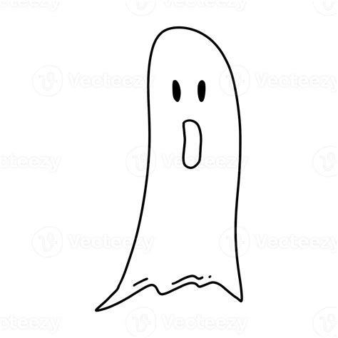 Cartoon Ghost drawing for decor 27782002 PNG