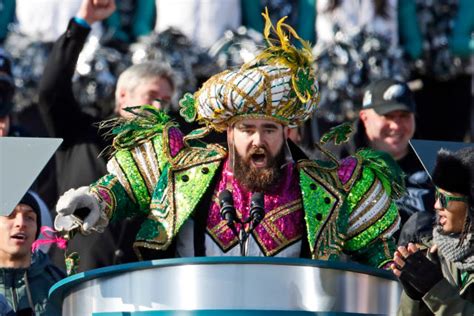 Jason Kelce shares strange story from Super Bowl parade