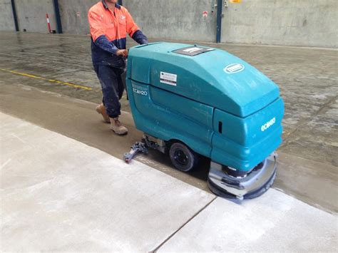 Concrete Floor Scrubber and Sweeper | Concrete Hire