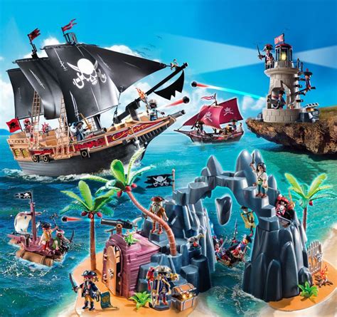 PLAYMOBIL 6679 Repaire pirates des ténèbres - Achat / Vente univers ...