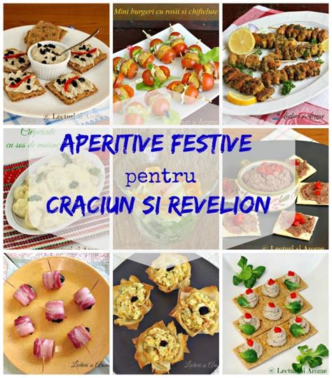 Aperitive festive pentru Craciun si Revelion - Lecturi si Arome