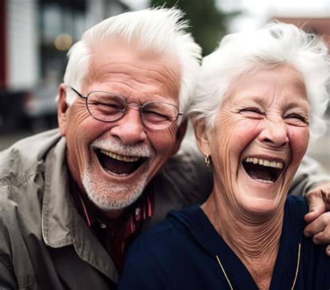 Premium AI Image | happy and active old couple enjoying holidays