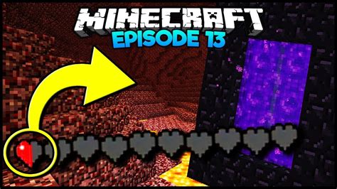 Minecraft: Weird Nether Portal Glitch - Episode 13 (PS4 Survival Let's Play) - YouTube