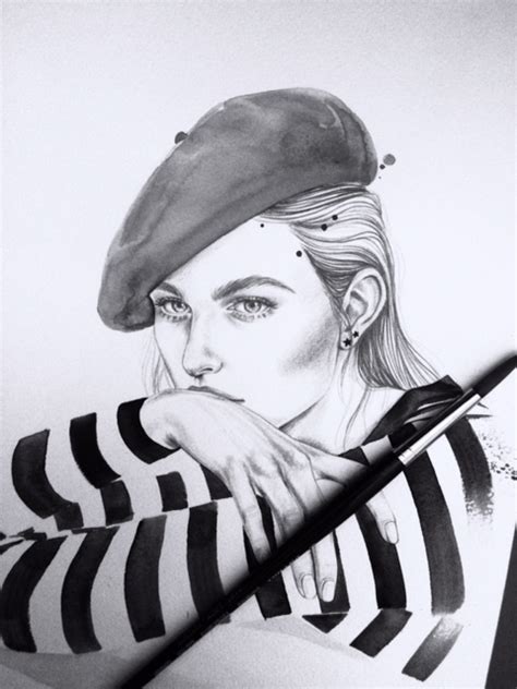 Beret Girl on Behance