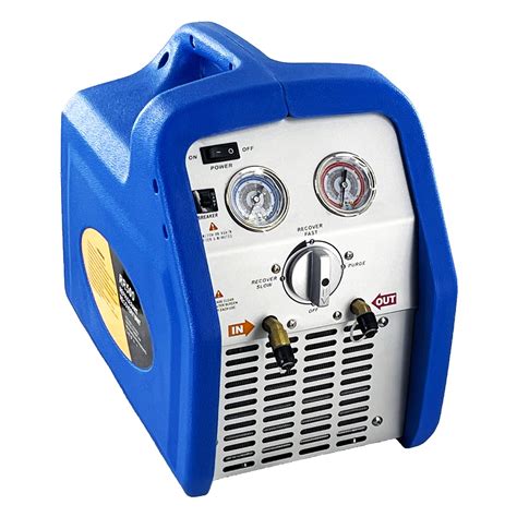 Buy 1HP Dual Cylinder Refrigerant Recovery Machine, 110V-120V 60Hz Portable Oil-less Freon ...