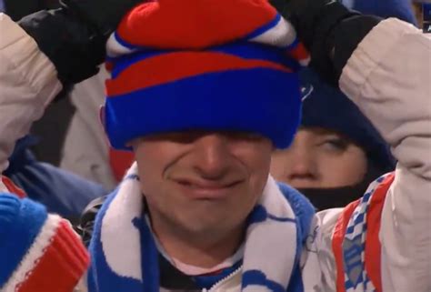 Cameras Caught a Bills Fan Sobbing After Buffalo's Devastating Playoff Loss - Athlon Sports