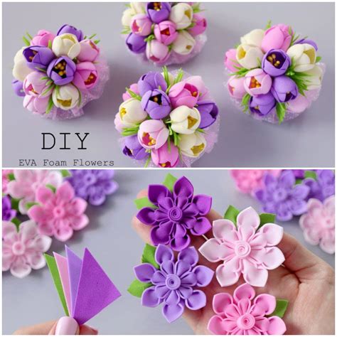 MetDaan Tips - How to make exquisite foam sheet flowers!????