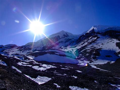 Sunrise on the Annapurna Circuit