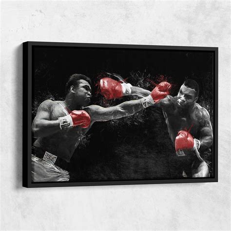 Mike Tyson Vs Muhammad Ali Poster Boxing Painting Hand Made - Etsy