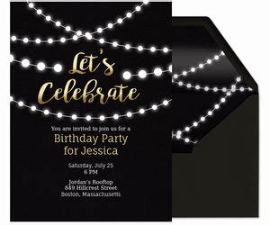 Black Light Party Invitation Templates Beautiful Free Birthday Party Invitations for… in 2020 ...