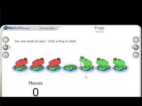 Frog Jumping Puzzle Solution - YouTube