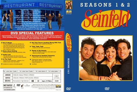 Seinfeld Season 1 & 2 Custom - TV DVD Custom Covers - 263Seinfeld ...