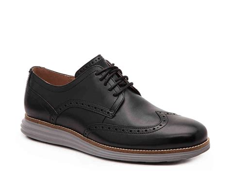 Cole Haan Leather Original Grand Wingtip Oxford in Black for Men - Lyst