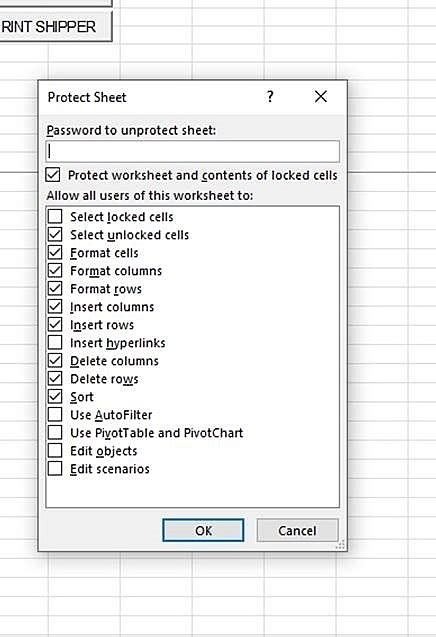 VBA - How To Re-Protect With Same Options - Cloud Computing & SaaS ...