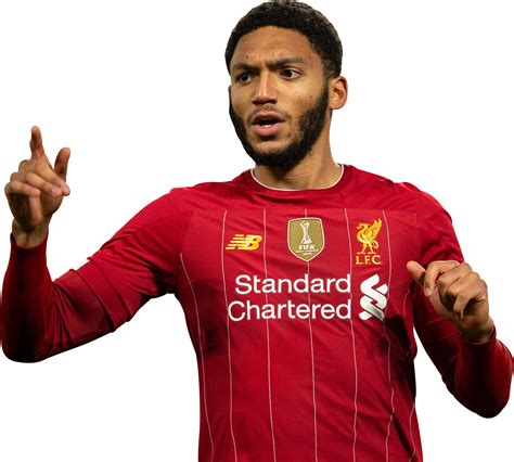 Joe Gomez Liverpool football render - FootyRenders