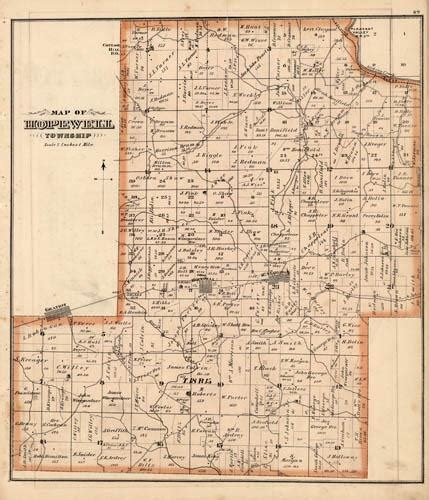 Map of Hopewell Township (Ohio) - Art Source International