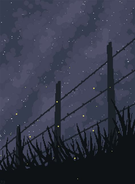 Night Sky : r/PixelArt